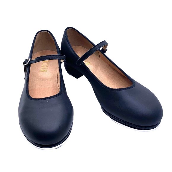 Bloch Other - Womens Teens Bloch Tap-On Black Mary Jane Tap Shoes Size 4.5 Dance